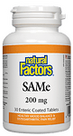 САМ-e (S-аденозил-L-метионин) 200 мг, 30 табл.Natural Factors