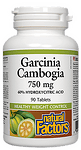 Гарциния Камбоджа 750 mg  90 таблетки  Natural Factors