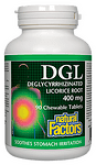 DGL   90 дъвчащи таблетки  Natural Factors