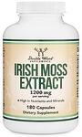 Червени водорасли, Ирландски мъх 180 капсули Irish Sea Moss на Double Wood