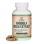 Златен корен екстракт 500 мг 120 капсули Rhodiola Rosea Extract на Double Wood