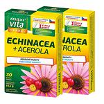 Витамин С и екстракти от Ехинацея и Ацерола - 2х30 капс. - Maxi Vita, Чехия