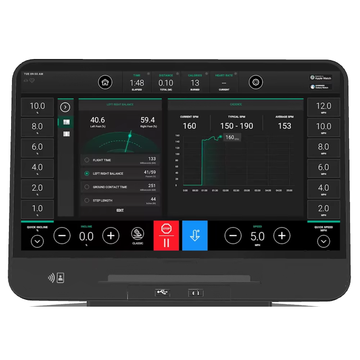 Бягаща пътека Symbio Runner™ Home Edition - lifefitness.bg 1 console.png