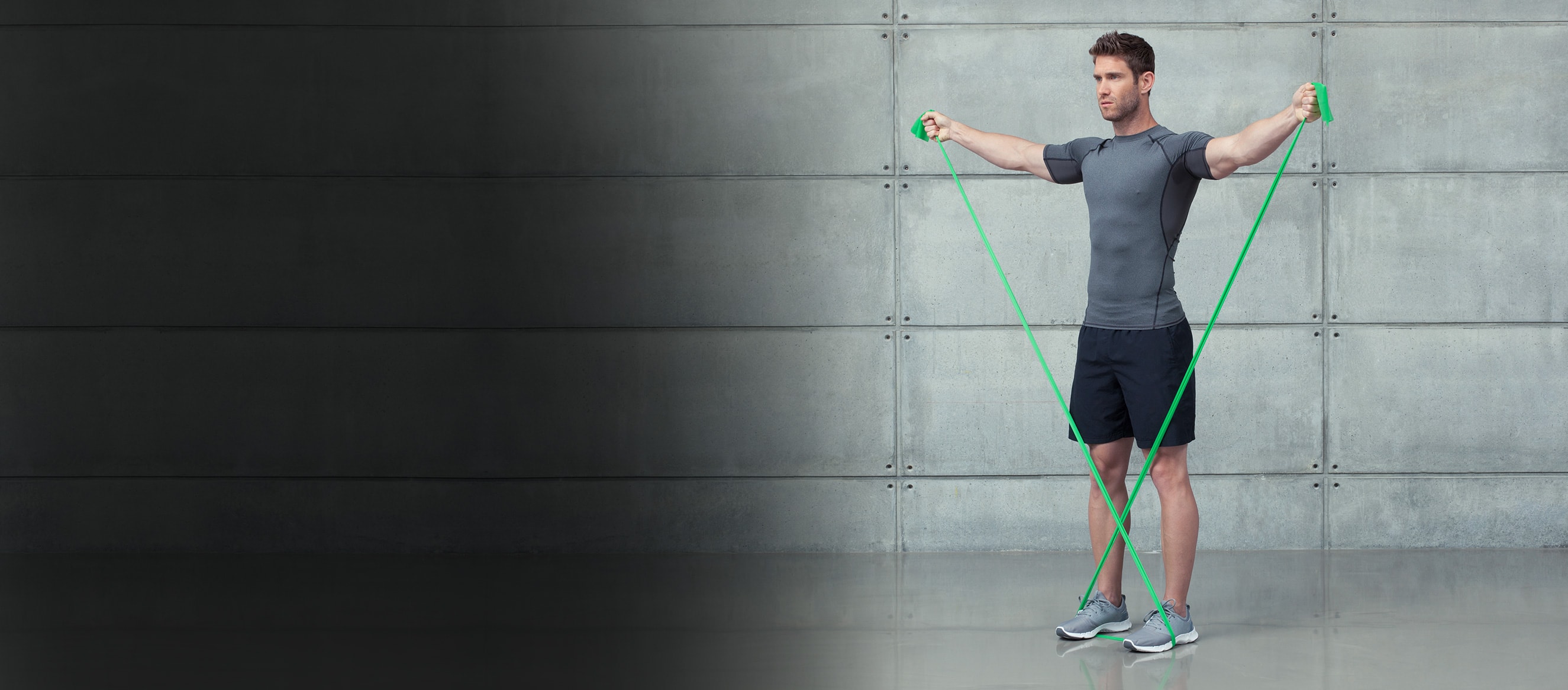 VERDE BANDA ELASTICA FASCE BANDE FORZA FITNESS PALESTRA RESISTENZA ALLENAMENTO – La Tua Palestra Portatile Con Resistenza 22-55 Kg
