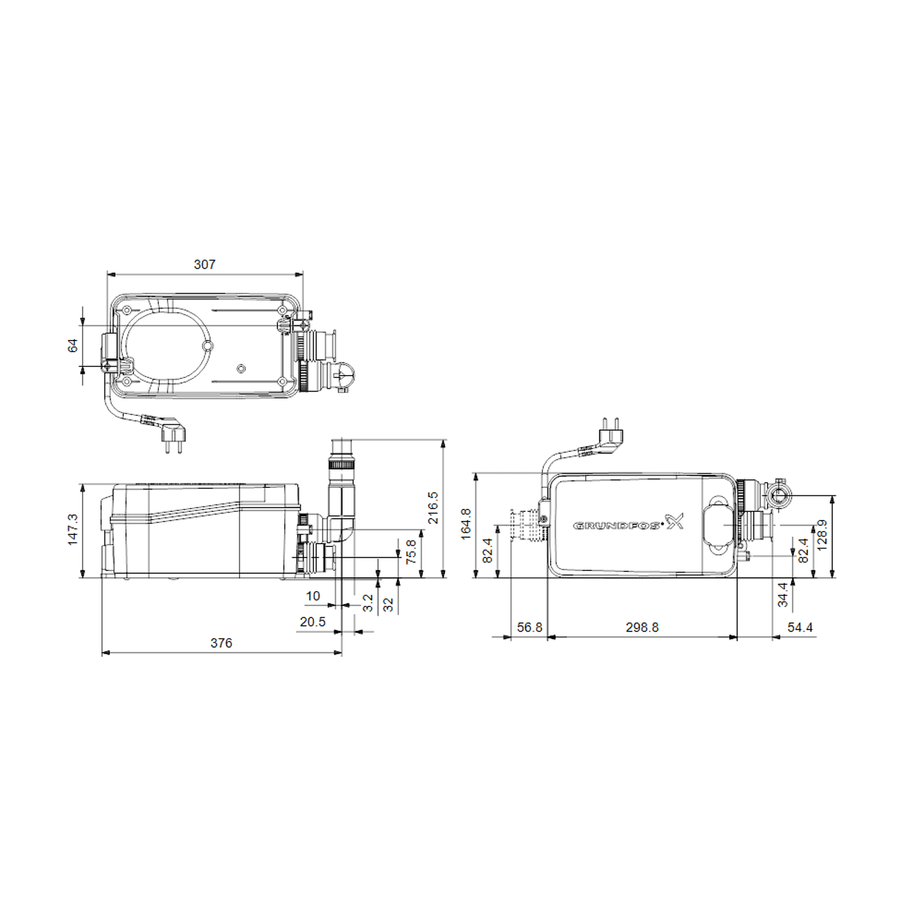 Grundfos Sololift2 D-2 подемна станция - BMAG