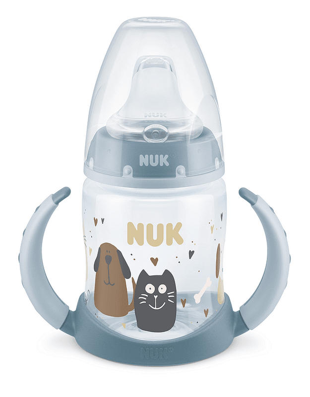 NUK PEPA PIG FIRST CHOICE LEARNER BOTTLE 6-18m WITH TEMPERATURE CONTROL  150ML