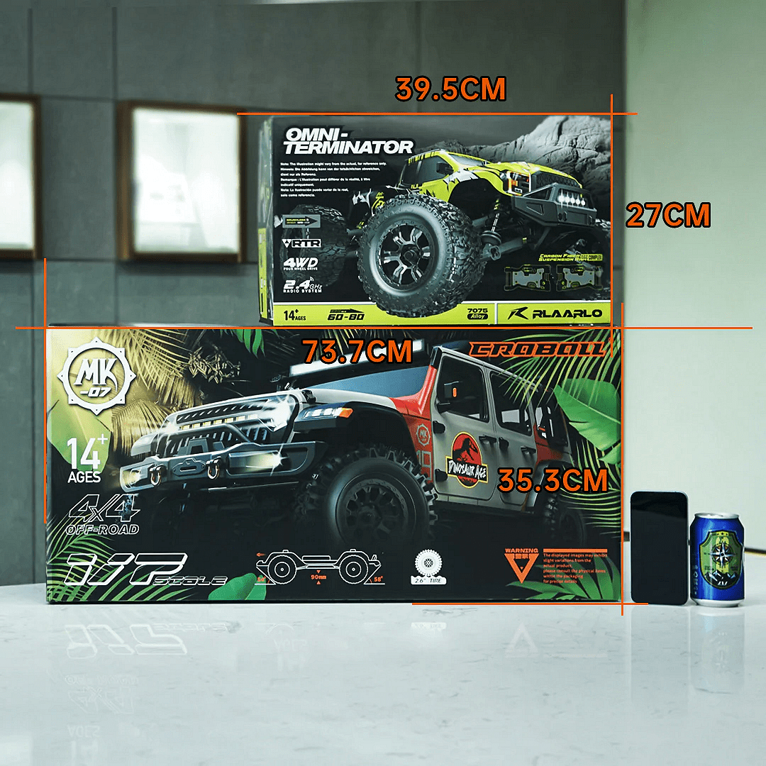 1/7 Scale 4WD Brushed RC Crawler MK-07
