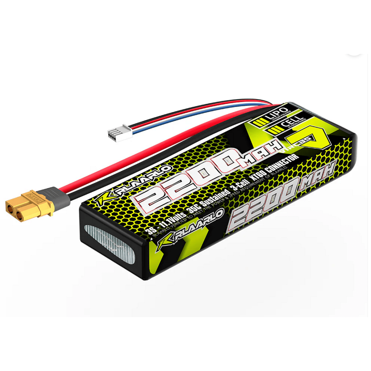 35C Discharge Lipo 11.1V 3S 2200mAh With XT-60 Connector For 1/8 1