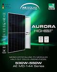 Фотоволтаичен панел AE Solar AURORA  AE MD -108 Series 395W-415W-Copy