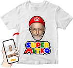 Тениска с фотомонтаж (снимка) Супер Марио-Copy