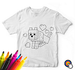 Детска тениска за оцветяване Minecraft-3-Copy