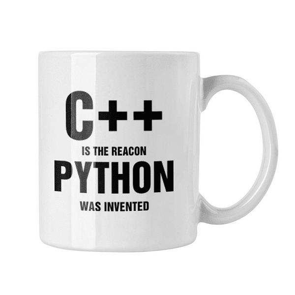 чаша C++ is the reacon PYTHON was invented