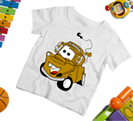 Детска тениска за оцветяване Cars Matthew