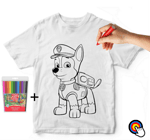 Детска тениска за оцветяване Пес Патрул Еверест-Copy