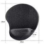 Пад за мишка HAMA Ergonomic, Мини, Текстил, Черен