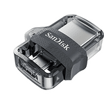 USB памет SanDisk Ultra Dual Drive m3.0, 32GB, OTG, Черен