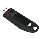 USB памет SanDisk Ultra USB 3.0, 16GB, Черен