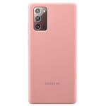 Galaxy Note 20 N980 Silicone Cover Copper Brown EF-PN980TAEGEU
