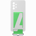 Оригинален силиконов калъф с лента за Galaxy A53 5G Silicone Cover with Strap White EF-GA536TWEGWW