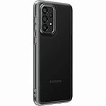 Оригинален силиконов калъф Samsung Soft Clear Cover Black EF-QA336TBEGWW за Galaxy A33