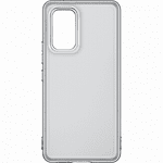 Оригинален силиконов калъф за Samsung Galaxy A53 5G Soft Clear Cover Black EF-QA536TBEGWW