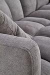 Разтегателен диван с табуретка CORNER GREY-Copy