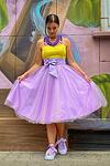 Midi Tulle Skirt Verne Classic Lilac
