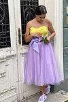 Midi Tulle Skirt Verne Classic Lilac