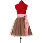 Short Tulle Skirt Verne Classic Mokka