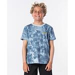 TIE AND DYED SS TEE BOY-MID BLUE-8