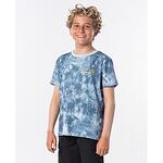 TIE AND DYED SS TEE BOY-MID BLUE-8