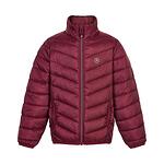 JACKET PACKABLE QUILTED-BEET RED-104