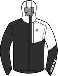 ЯКЕ Salomon BONATTI TRAIL JACKET M BLACK/WHITE