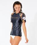 Дамска Ликра Rip Curl PLAYABELLA RELAXED SS -BLACK/GOLD