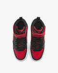 Детски Баскетболни обувки Nike COURT BOROUGH MID 2 (GS) BLACK/UNIVERSITY RED-WHITE