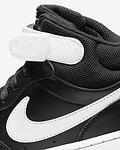 Детски Баскетболни обувки Nike COURT BOROUGH MID 2 (GS) BLACK/UNIVERSITY RED-WHITE