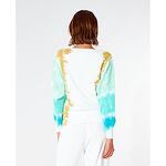 SUN DRENCHED CREW -TURQUOISE -XS