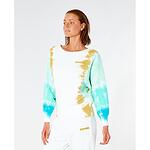 SUN DRENCHED CREW -TURQUOISE -XS