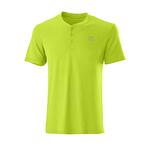 Тениска Wilson M PWR SMLS HENLEY II LIME POP