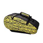 Тенис сак за ракети Wilson MINIONS TOUR 12PK RACQUET BAG BLACK/YE