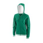 Спортно горнище Wilson W TEAM II FZ HOODY TEAM GREE