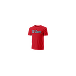 Тениска Wilson SCRIPT ECO CTN TEE-SLIMFIT RD