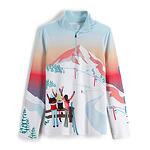 Дамско Спортно горнище Spyder W  ZIP T-NECK GIRLS RULE FROST