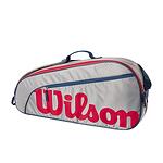 Тенис сак Wilson JUNIOR 3 PACK GREY