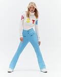 Дамска ски блуза Perfect Moment W Piste sweater ii snow white rainbow