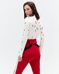 Дамско ски термобельо Perfect Moment W Thermal half zip dede ski print