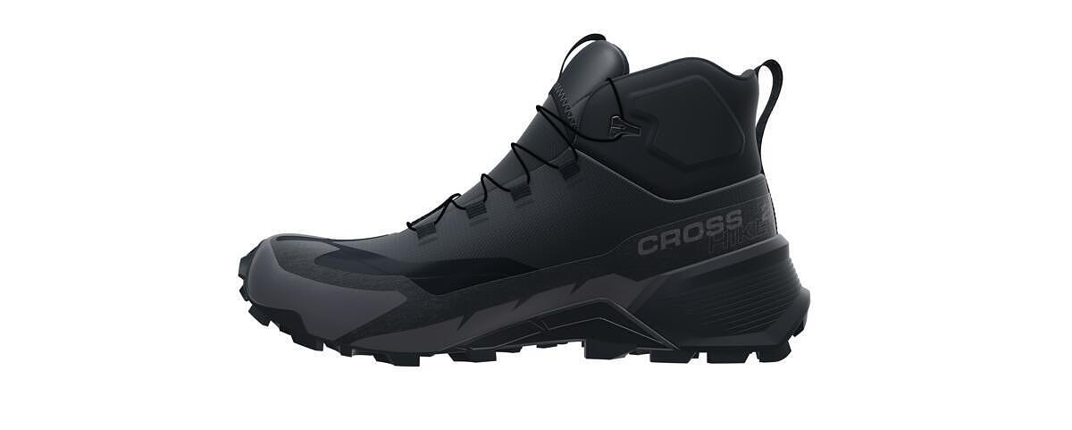 Трисезонни мъжки туристически обувки Salomon Cross Hike 2 Mid GTX M Gore-Tex Black Magnet