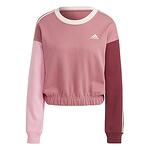 Дамско Спортно горнище Adidas W 3S CR SWT PNKSTR SHARED BLIPNK pink strata