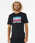 Мъжка Тениска Ликра С Uv Защита Rip Curl Surf Revival Peak Uv Tee Retro