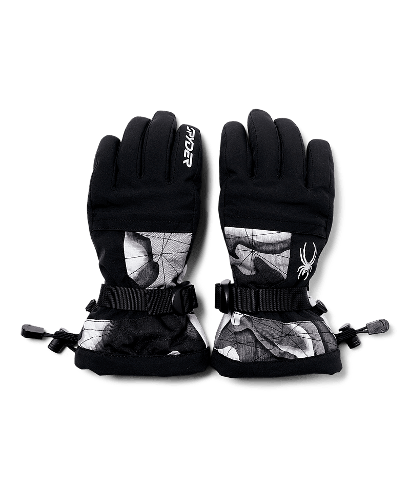 Mens Spyder Gloves Spyder Boys Overweb Ski Gloves - Recycled